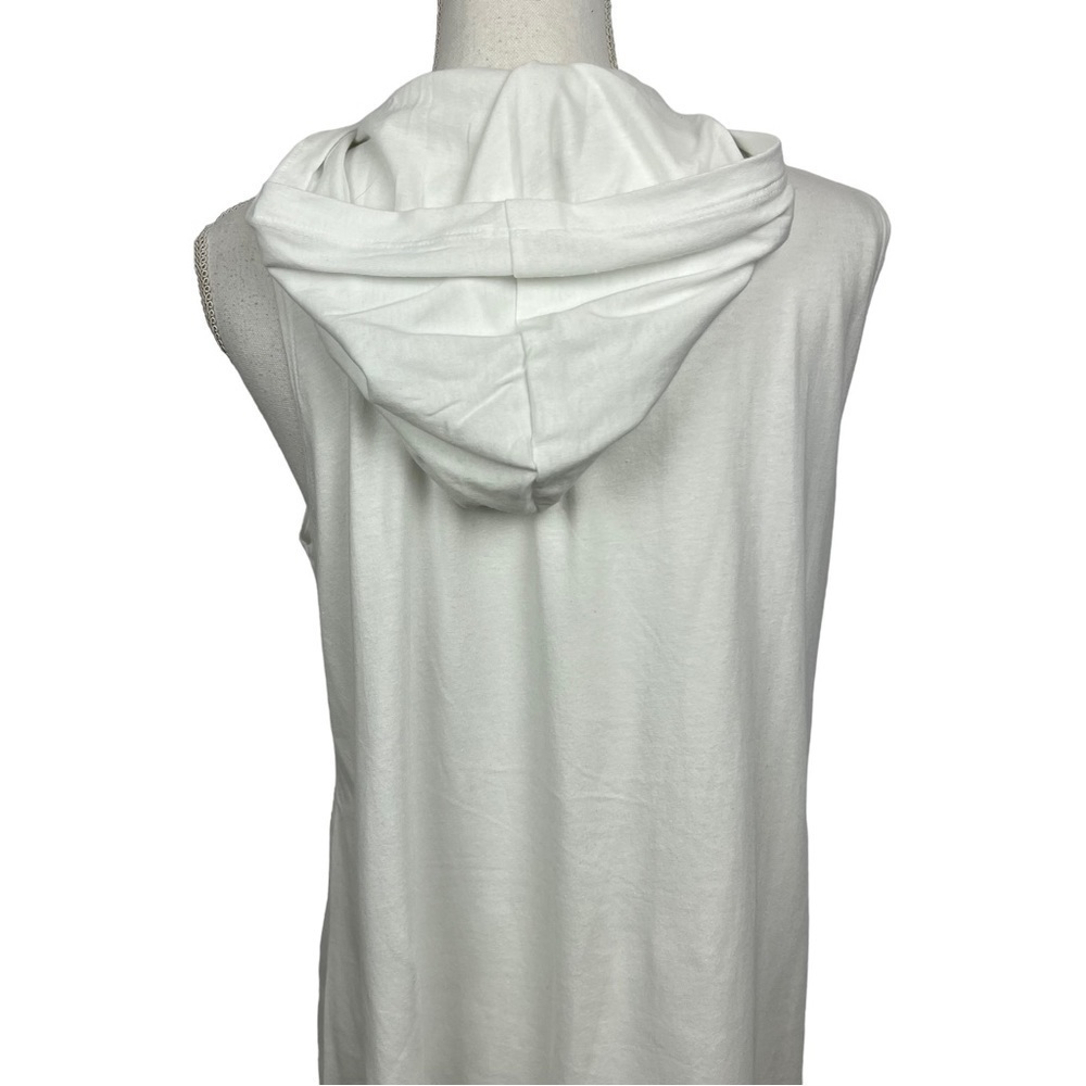 30A Gear Women’s Beach Blue Sun Swimsuit Cover Up White Medium Hoodie - Picture 5 of 10